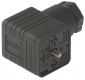 GDML2011GB1 250V~/=, 2+PE, gniazdo na kabel z mostkiem Gretza, czarne, 932 329-100, Hirschmann 932329100, GDML 2011 GB 1